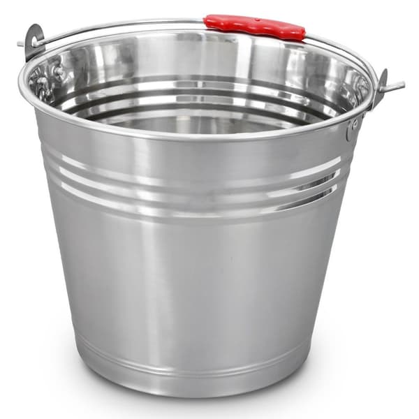 Rostfritt stålspann 10 l