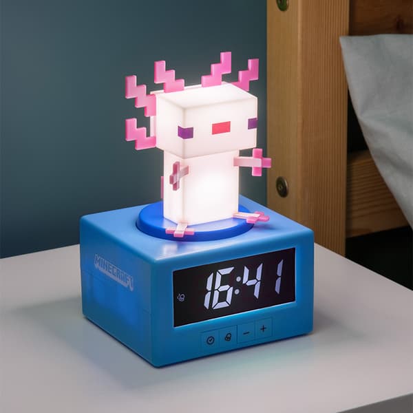 Herätyskellolamppu ICONS Axolotl - Minecraft