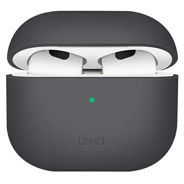 UNIQ Lino AirPods 3:e generationens silikonskal i grått/askgrått