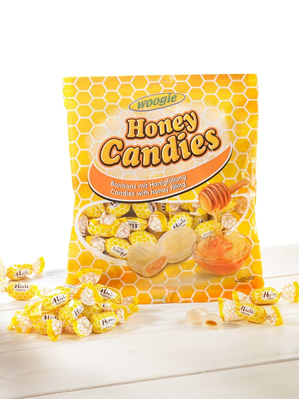 Woogie honningbolsjer med honningfyld 150 g