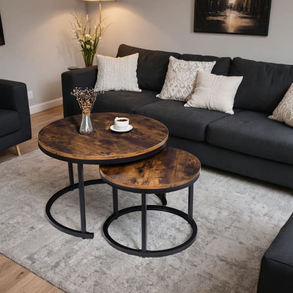 Kahden Galen Rustic -parvipöydän setti