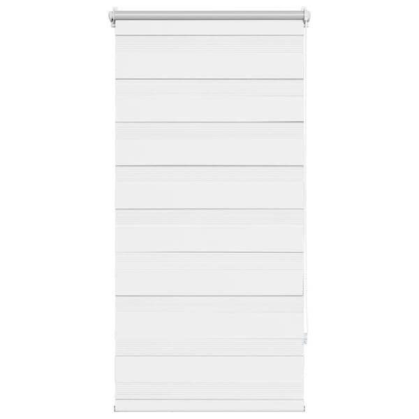 Randig rullgardin (80 x 150 cm) vit