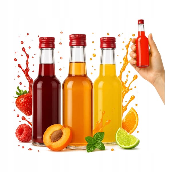 50X MONOPOL-flaska 100ML MONOPOL-FLASKOR glasflaskor för alkohol och vin