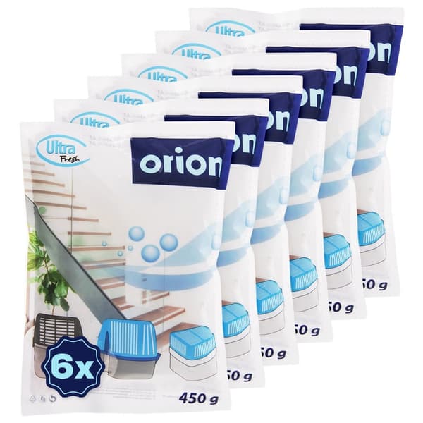 Ultra Fresh fuktabsorberare utbyteskärnor 450 g 6-pack