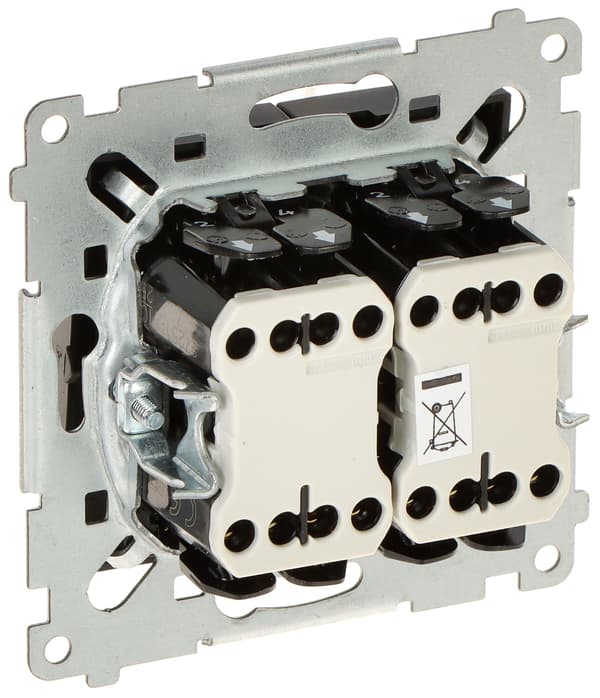 Dobbeltkrydsafbryder DW7/2.01/X/49-SIMON54 250V 10A