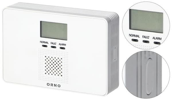 ORNO KULMONOXID SENSOR DISPLAY 9V