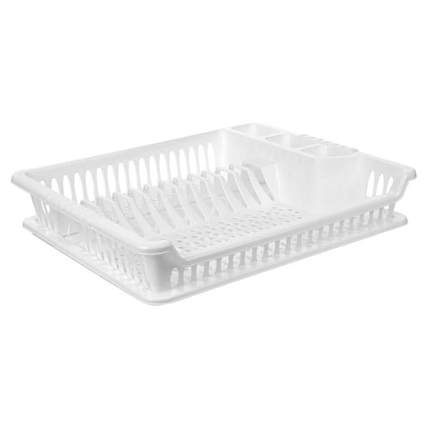 Hvid opvaskerist 46x37x8,5 cm