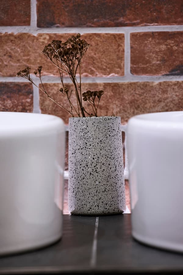 Badeværelseskrus Q-BATH PREMIUM DECOR 1555 terrazzogrå