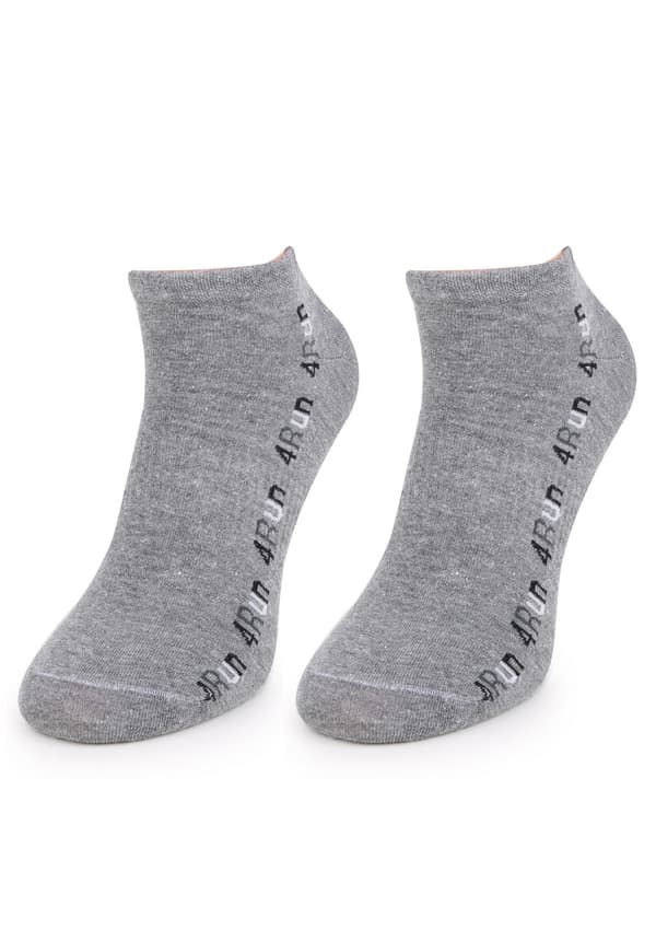 Herr låga grå sockor 4 Run Short 02 Marilyn 39/42