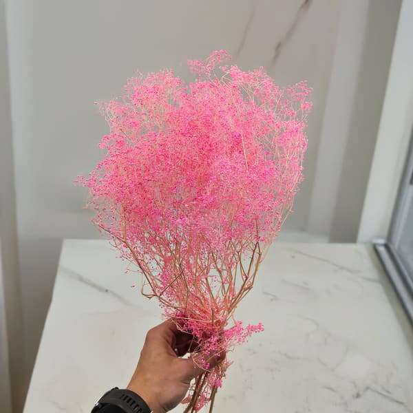 Stabiliseret plaster MINI - (gypsophila) - Lyserød
