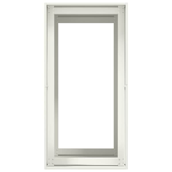 vidaXL Blomkruka vit 40x80x80 cm stål