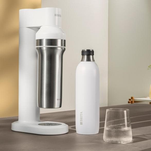 BRITA sodaTRIO 1 L Vit kolsyraflaska