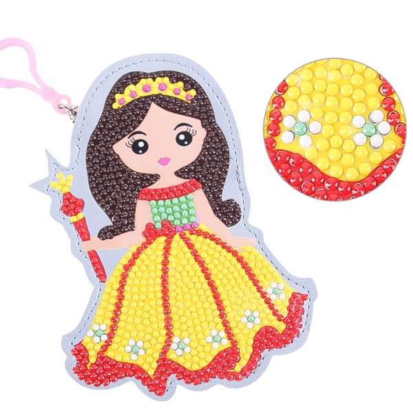 Diamantbroderisæt 1000 diamanter prinsesse