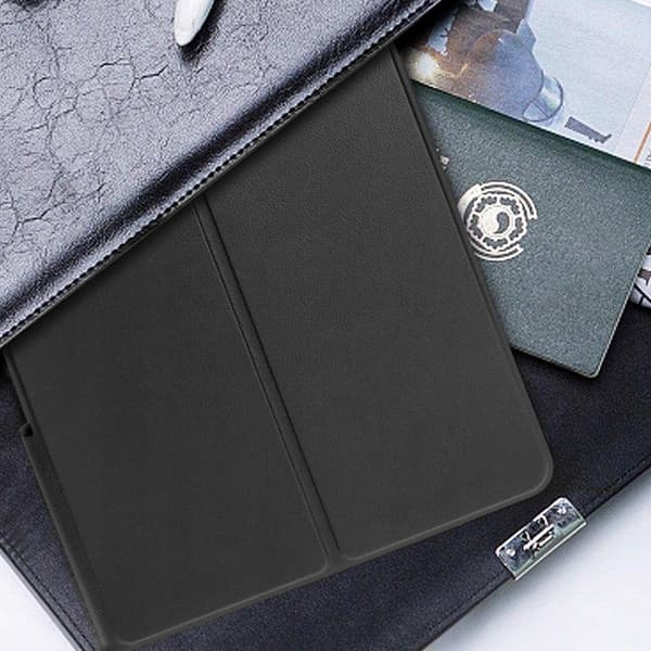Smart magnetisk cover til Lenovo Tab Plus TB351FU (sort)