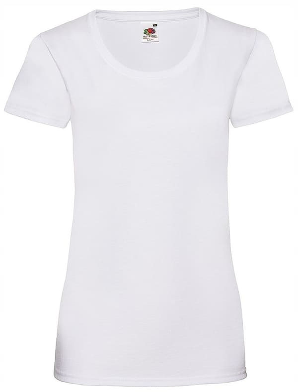 Fruit of the Loom vit damtshirt bomull luftig XXL