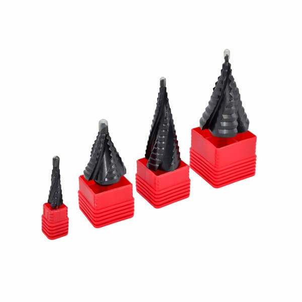 AWTOOLS M2-TiAlN 4-45mm SORT LINJE TRIN BOR SPIRAL