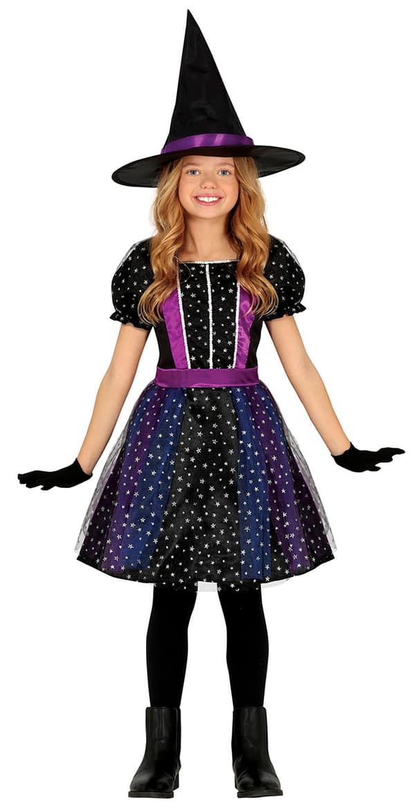 Halloween Heksekostume 5-6 år