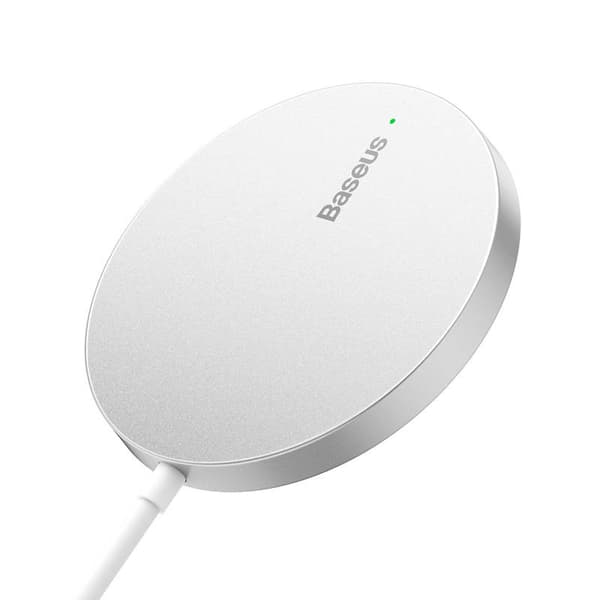 Baseus Simple Mini3 15W magnetisk induktiv laddare (silver)