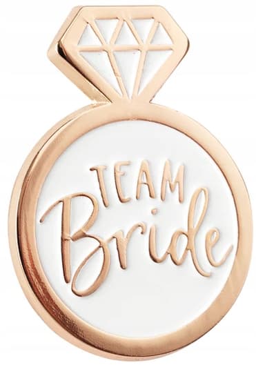TEAM BRIDE-nål til polterabend
