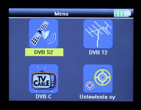 UNIVERSAL MÅLERE WS-6944P DVB-T/T2 DVB-S/S2 DVB-C