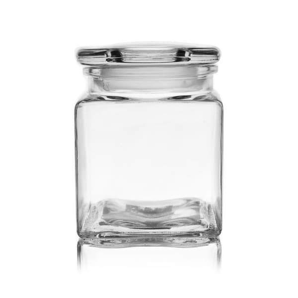 Neliö lasinen ruoka-astia 950 ml