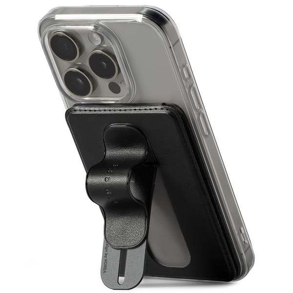 RINGKE PUNCH MED SKYDERGREB, MAGSAFE UNIVERSAL MAGNETISK KORTHOLDER, SORT