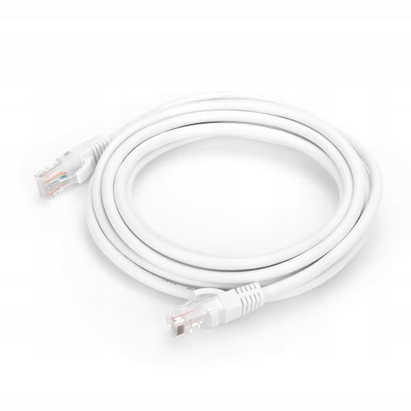 Kabel ETHERNETKABEL Patchkabel U/UTP 5e INTERNET RJ45 / RJ45 20 m vit