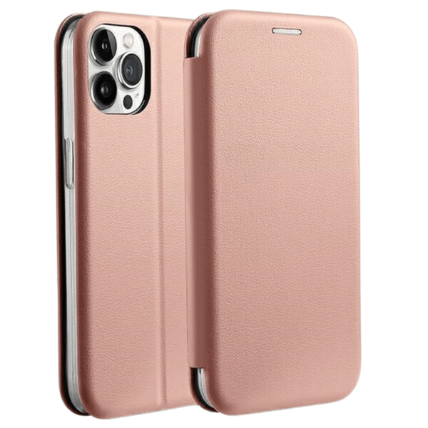 Beline Book Magnetisk Etui iPhone 15 Pro6,1 Rosaguld