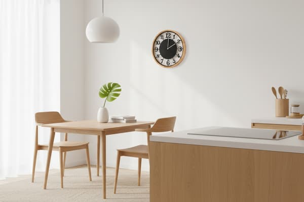 Vægur LEJA 47cm træ eg premium