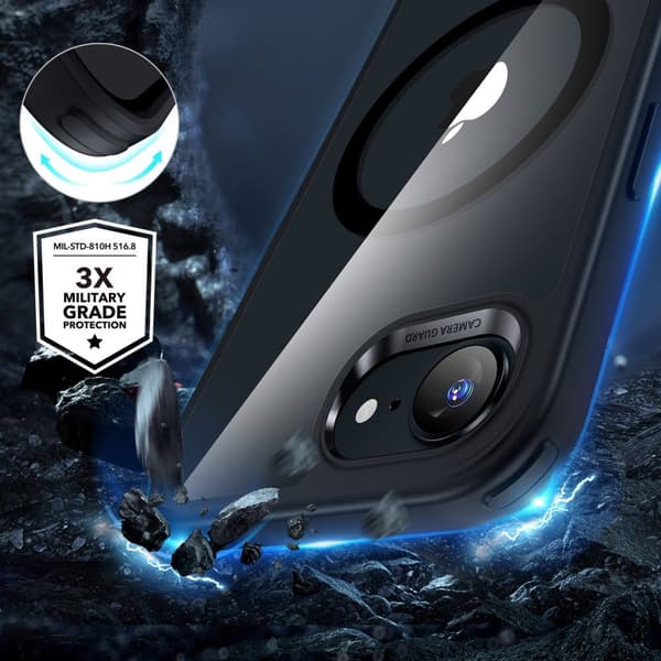 ESR CLASSIC HYBRID HALOLOCK MAGSAFE IPHONE 16E KLAR/SORT