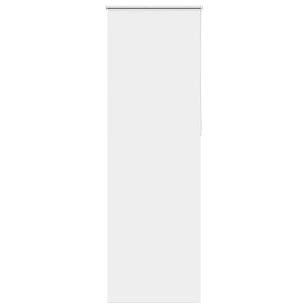 vidaXL Mörkläggningsrullgardin vit 80x230 cm Tygbredd 75,7 cm