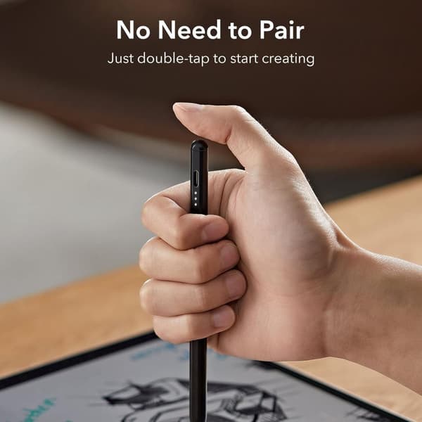 ESR DIGITAL+ MAGNETISK STYLUS PEN TIL IPAD, SORT