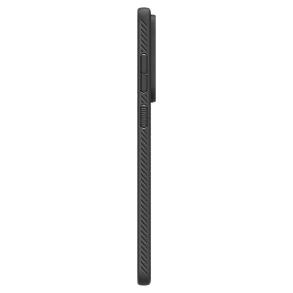 Spigen Liquid Air - Etui til Samsung Galaxy S25 Edge (Mat Sort)