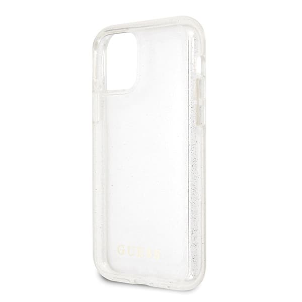 Guess GUHCN65PCGLSI iPhone 11 Pro Max silver/silver hårt skal Glitter