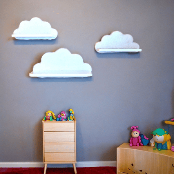 Cloud Shelves Sæt med 3 - Fluffy Cans