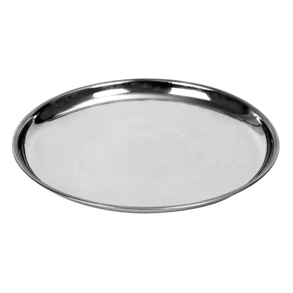 Teräksinen pyöreä tarjotin 18 cm