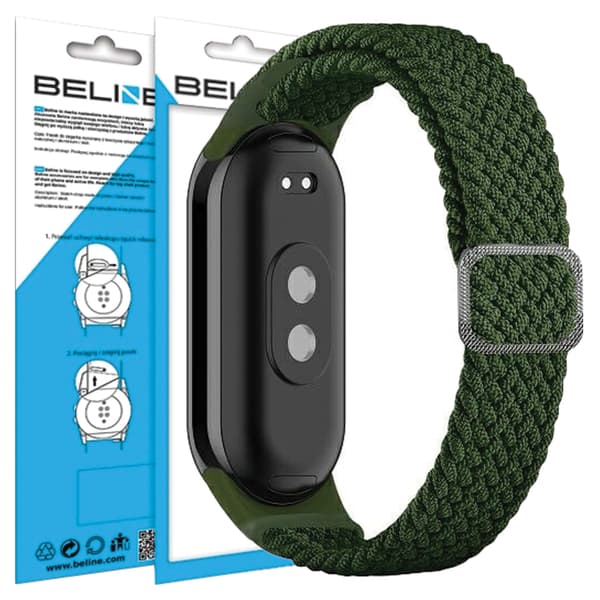 Beline Mi Band 9/8 Tekstilrem grøn