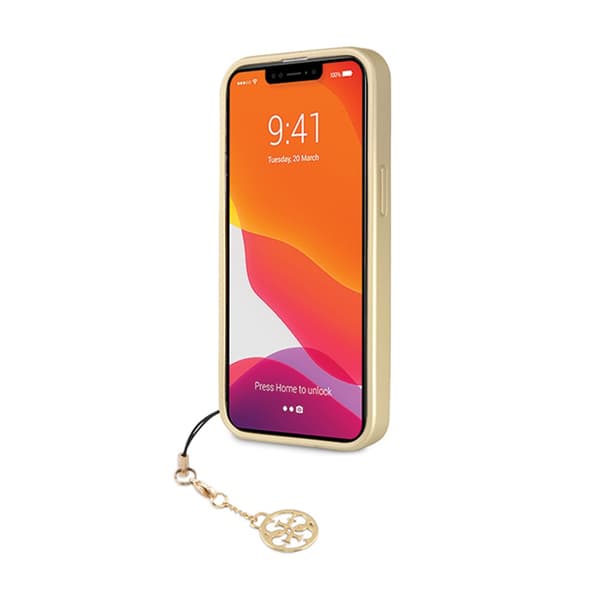 Guess 4G Charms Kollektion - iPhone 14 Pro Etui (Grå)