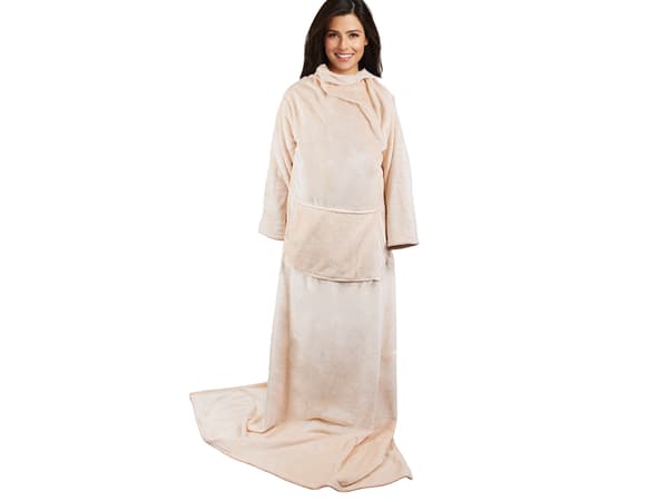 filt med ärmar 150X200 beige (40) GAB_B