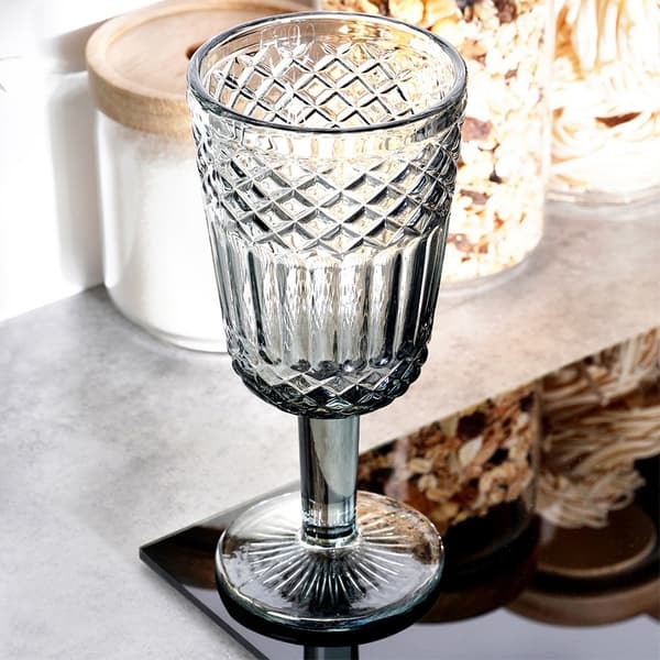 Vinglas i glas svart 270 ml