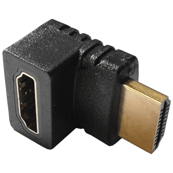 Vinklet HDMI-adapter 90° hun - HDMI han adapter spids 270°