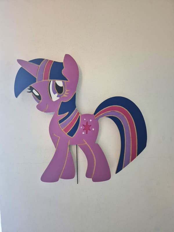 Twilight Sparkle Pony Natlampe