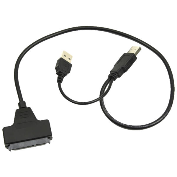 USB 2.0-adapter til 2,5" og 3,5" SATA-diske kabeladapter til SSD