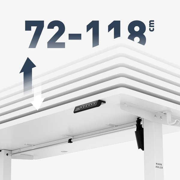 Leader 7.3 Vitt skrivbord