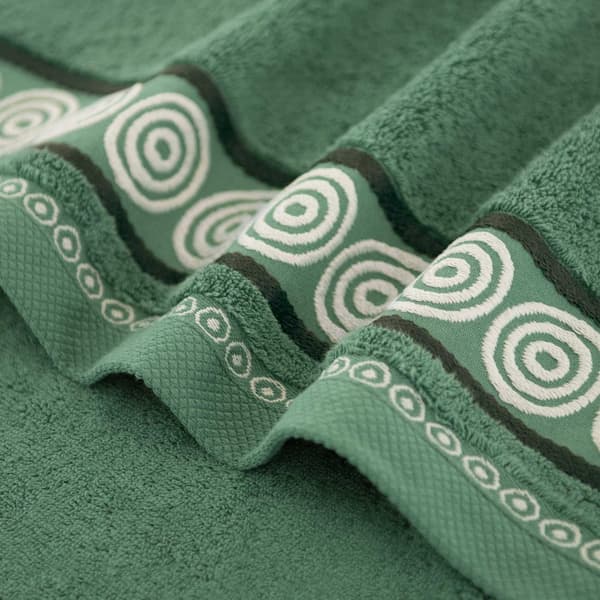 Zwoltex RONDO 2 handdukar 50x90 mörkgrön