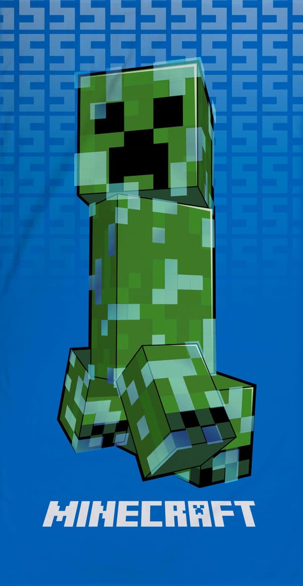 MINECRAFT Strandhåndklæde 70x140