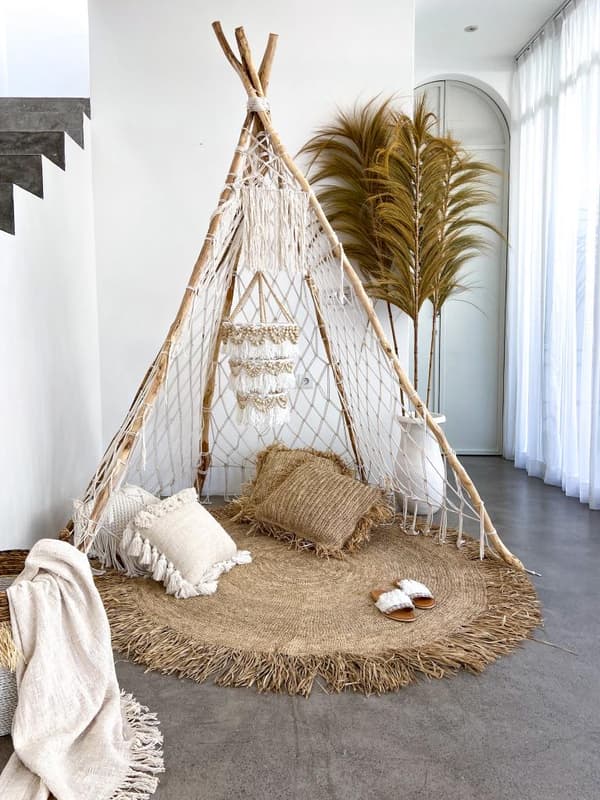 Kattokruunu Boho Makrame 30x80