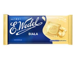WEDEL VIT CHOKLAD 80G