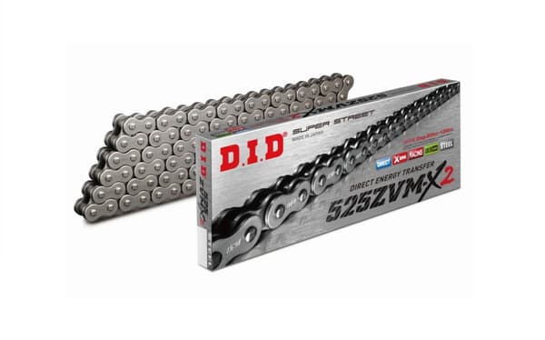 DID 525ZVMX2-112 KÆDE (112 LED) X-RING (ÅBEN + RING)