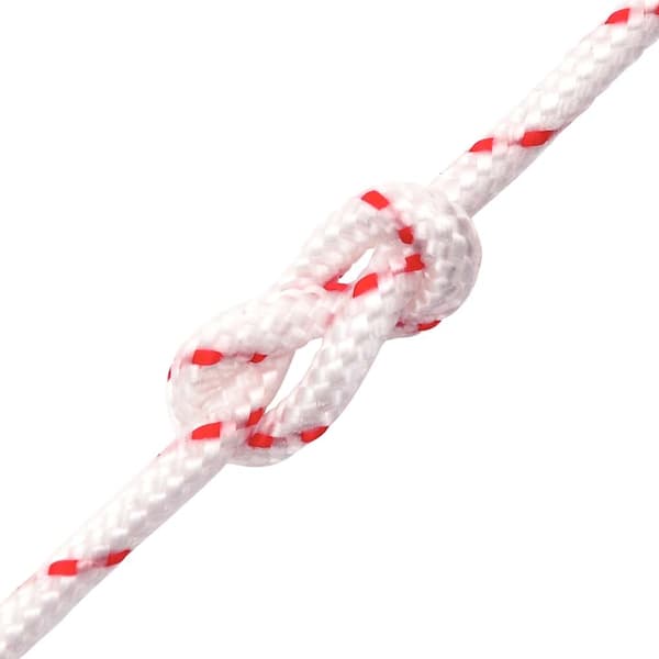 vidaXL Startrep vitt och rött Ø3 mm 10 m nylon